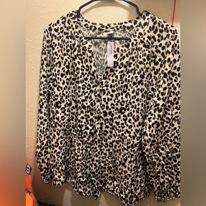 Leopard blouse